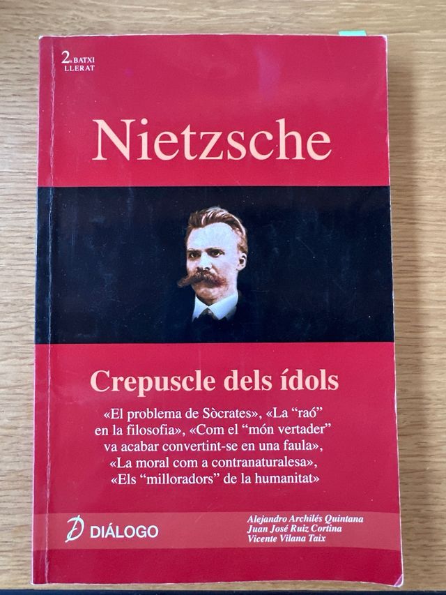 Nietzsche - Crepuscle del ídols