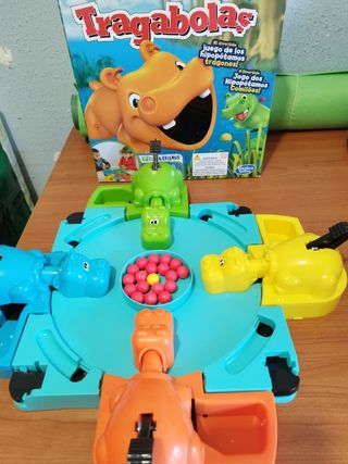 Juego de mesa tragabolas