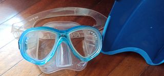 Pinne regolabili + maschera Cressi Kids 