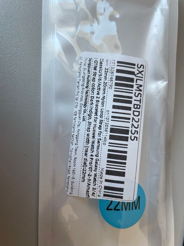 Pulseira smartwatch 22mm