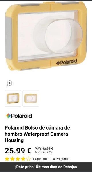 Funda cámara waterproof Polaroid
