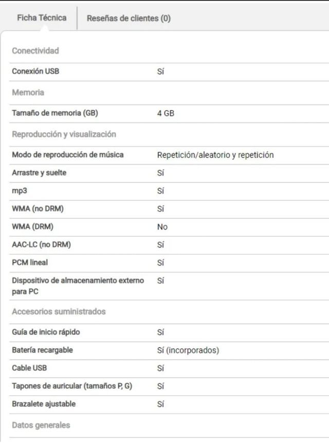 Cascos deportivos Sony NWZ-W273
