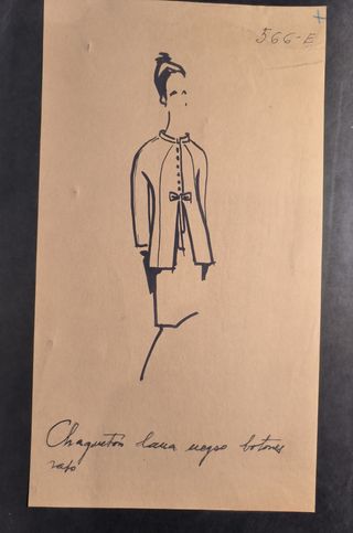 Boceto de moda original antiguo