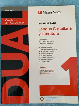 Cuaderno de actividades lengua castellana