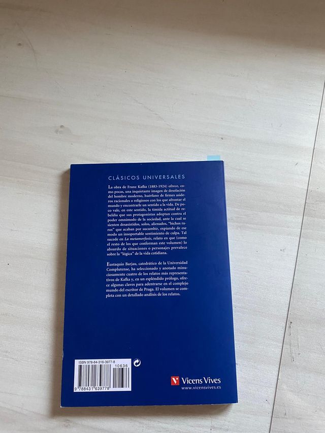 La metamorfosis y otros relatos