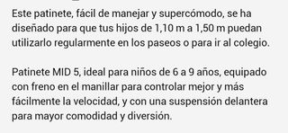 Patinete Scooter Niños Oxelo Mid5