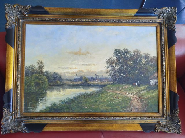 Oleografía 113x83 din marco 90x60