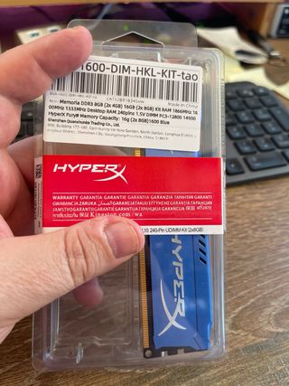 4GB Memoria Ram ddr 3 1600MHZ KINGSTON