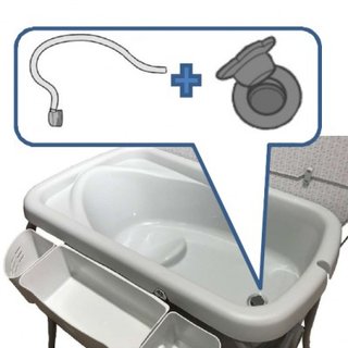 Cambiador con bañera extraible