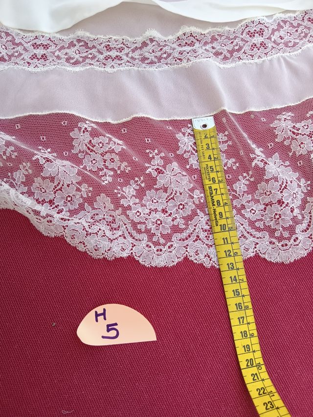 Sottoveste camicia da notte vintage con pizzo