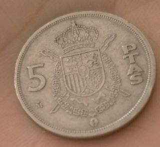 Moneda 5 ptas de 1963