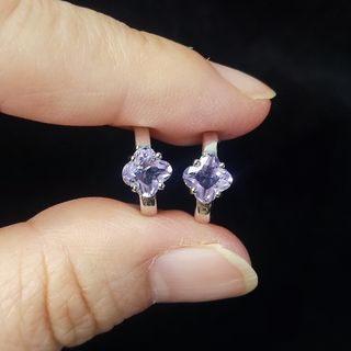 pendientes de amatista naturales 