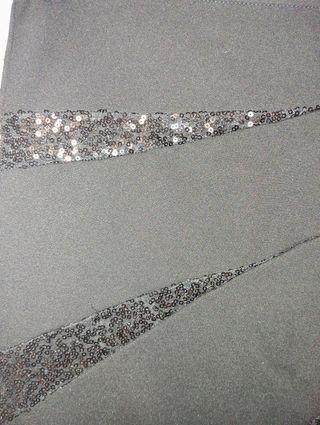 Mini falda negra y lentejuelas 