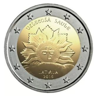 Moneda 2 euro Letonia 2019. Vendo