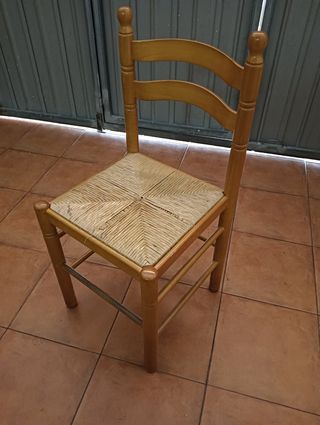 Silla madera
