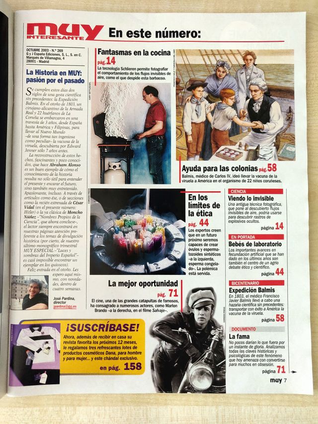 Revista MUY INTERESANTE. Nº 269. Octubre 2003