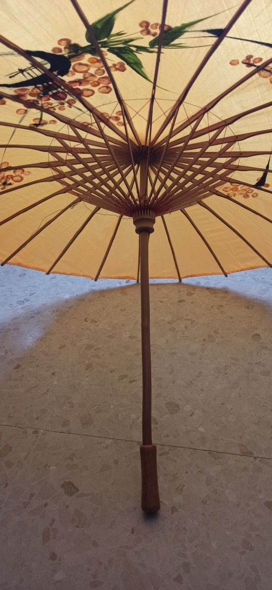 Paraguas/sombrilla de tela china