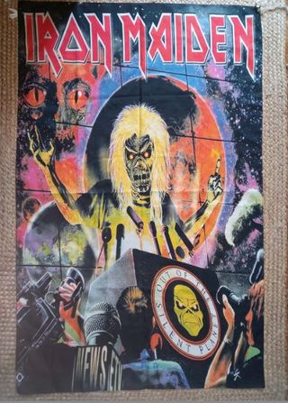 Bandera rock Iron Maiden