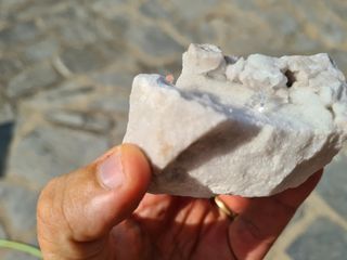 Minerali Cristallo Quarzo Ialino Diamante Carrara