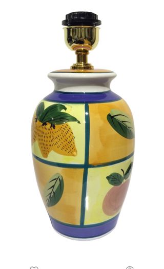 Base lampada porcellana