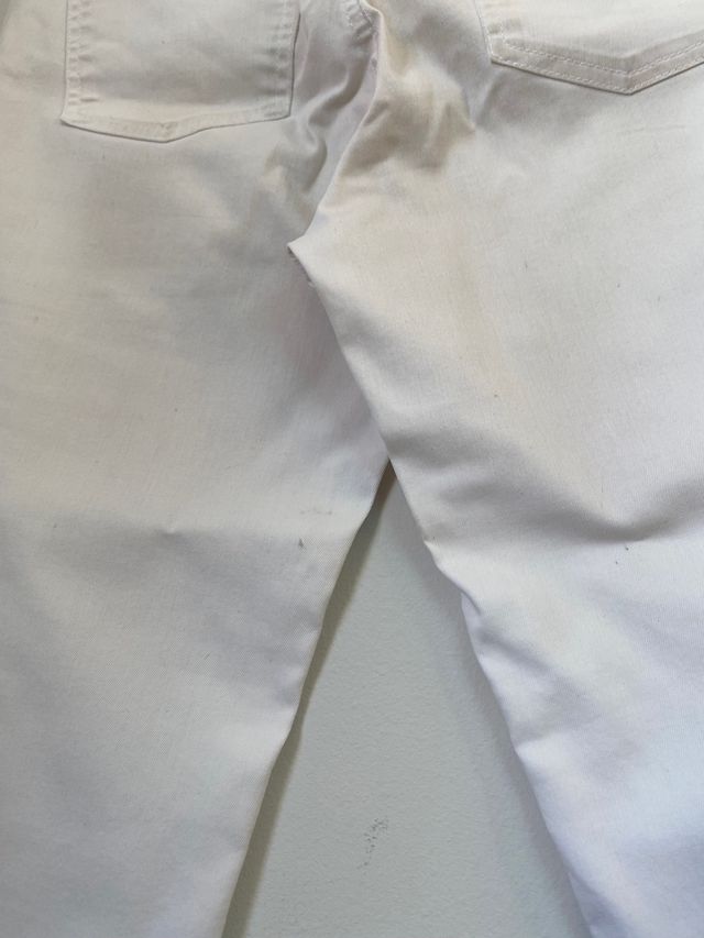 Pantalón elástico blanco de Caroll