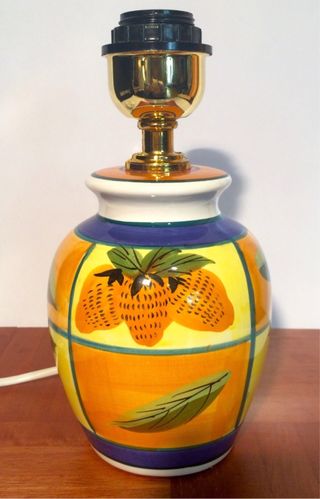 Base lampada dipinta a mano