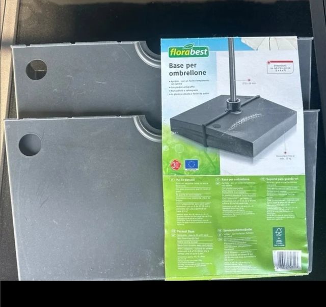 Sombrilla beige 8 piezas nueva