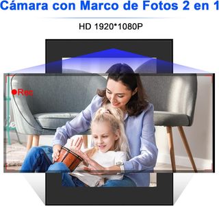 Marco de Fotos Cámara Oculta detector movimiento