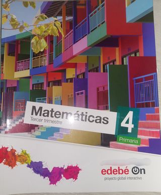 Libros Matemáticas 4 primaria Edebe