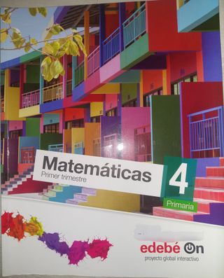 Libros Matemáticas 4 primaria Edebe