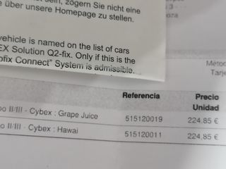 Silla Cybex Solution Q2 FIX