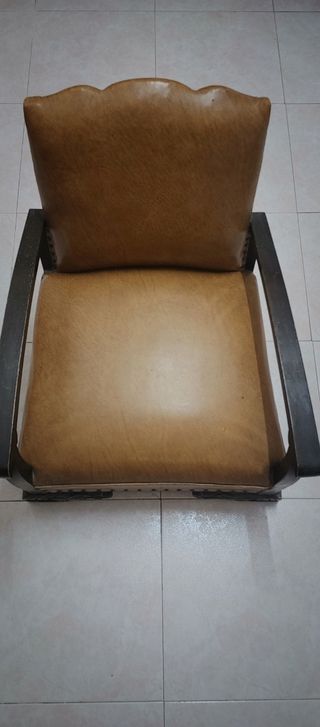 Sillón de piel