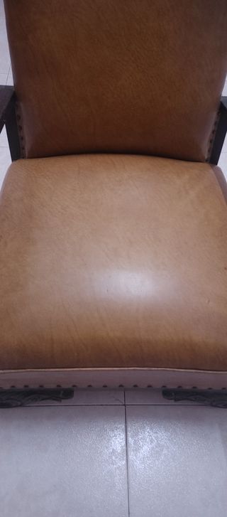 Sillón de piel