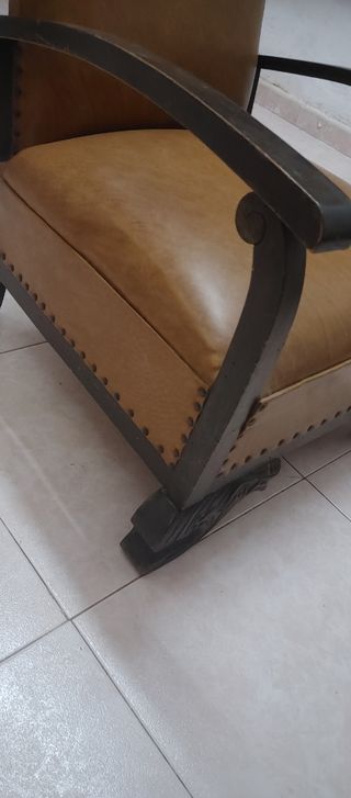Sillón de piel