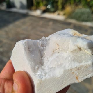 Minerali Quarzo Ialino Marmo Carrara