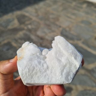 Minerali Quarzo Ialino Marmo Carrara