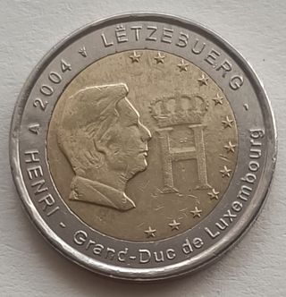 LUXEMBURGO 2004, 2€, Moneda Conmemorativa