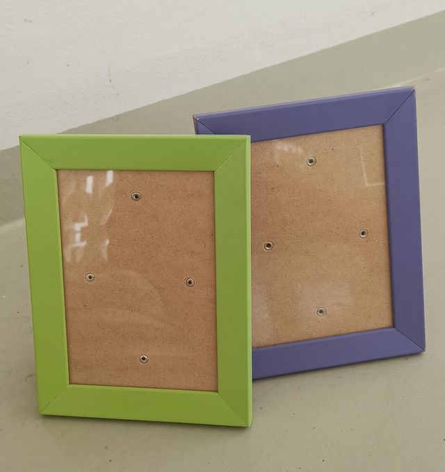 Marcos de fotos de colores