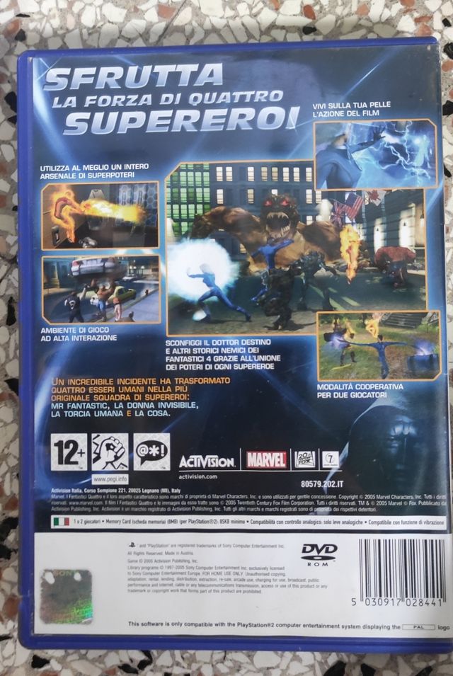 I fantastici 4 PlayStation 2