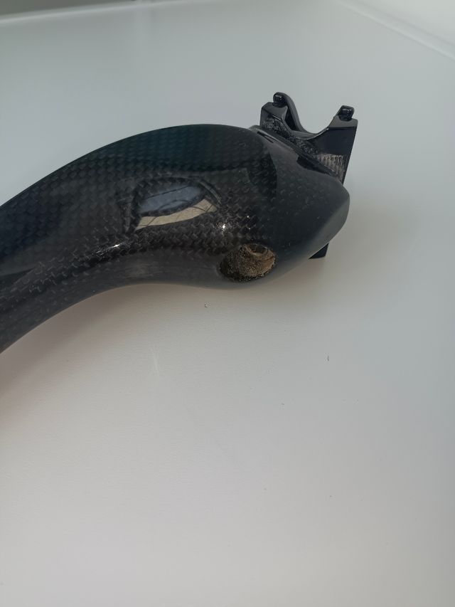 Tija de sillín de bicicleta de carbono