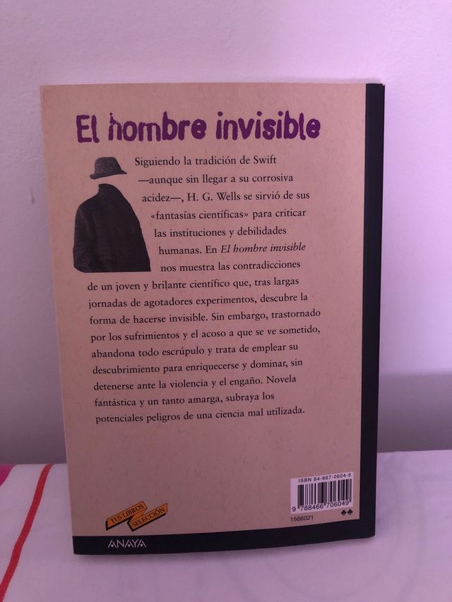El hombre invisible ANAYA