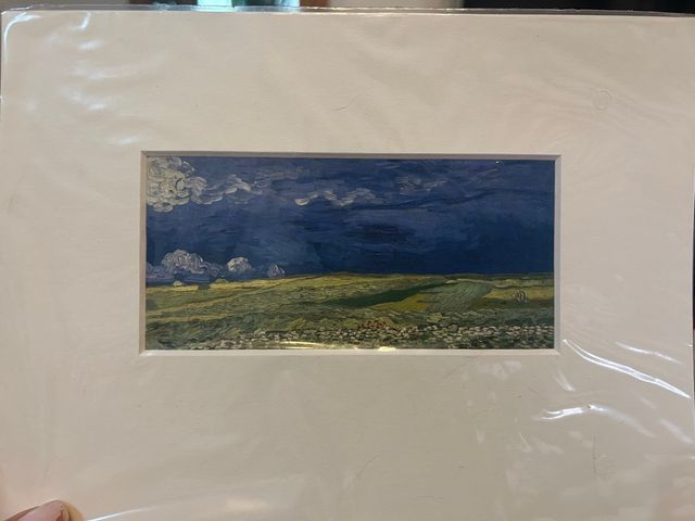 Lamina paisaje museo Van Gogh 18X24