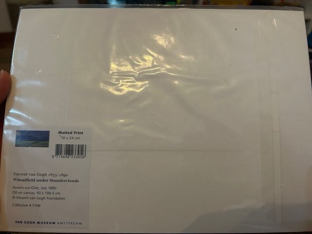 Lamina paisaje museo Van Gogh 18X24