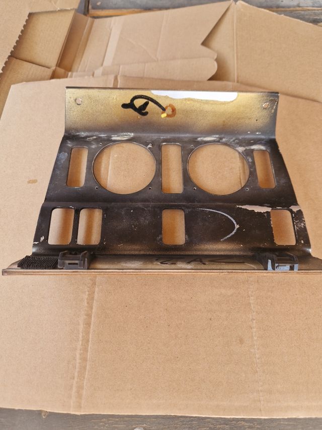 Moldura madera zebrano mercedes 300 w124