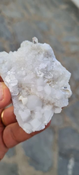 Minerali Cristalli Quarzo Carrara Ialino Diamante