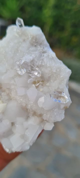 Minerali Cristalli Quarzo Carrara Ialino Diamante