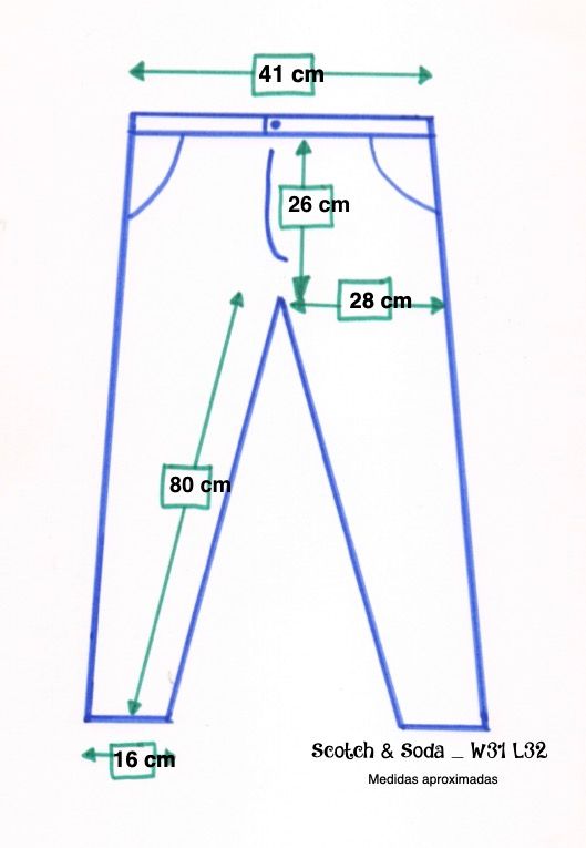 Scotch & Soda. Pantalón vaquero slim. W31 L32