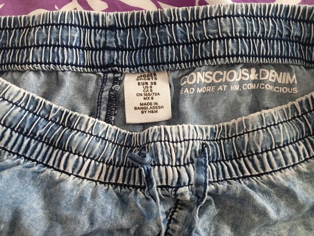 Conjunto short vaquero y camiseta piña