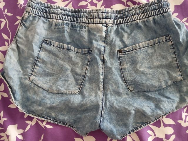 Conjunto short vaquero y camiseta piña