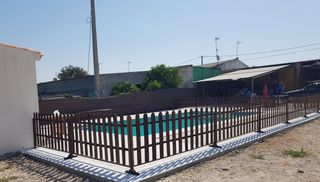 Vallas de madera tratada 